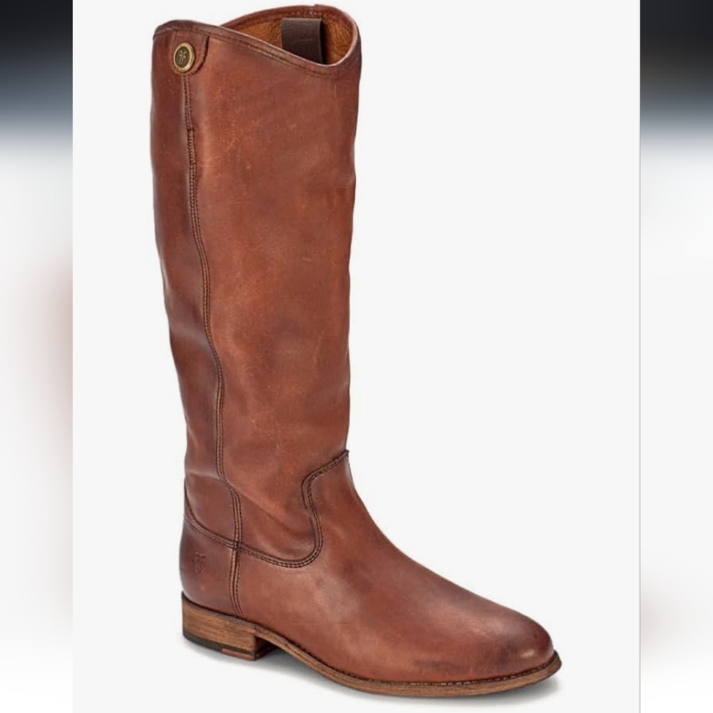 Frye Melissa Button Boot Brown 8.5